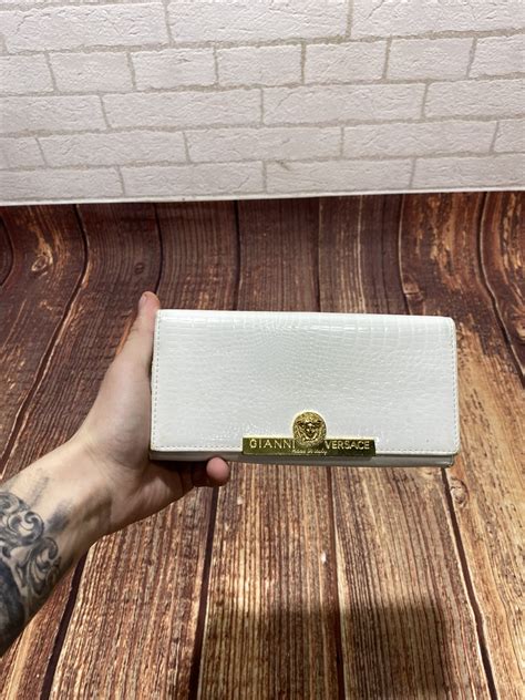 prezzo carrozzino versace|versace leather wallet.